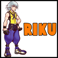 How to Draw Riku from Kingdom Hearts with Simple to Follow Steps