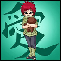 How to Draw Baby Gaara