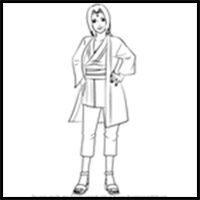 How to Draw Tsunade from Naruto