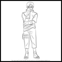 How to Draw Kabuto Yakushi from Naruto