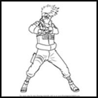 How to Draw Kakashi Hatake from Naruto