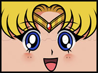 How to Draw Sailor Moon for Kids