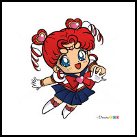 How to Draw Sailor ChibiChibi, Sailor Moon