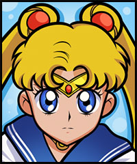 How to Draw Sailor Moon Easy