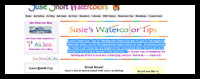 Susie's Watercolors Tips