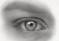 Graphite Pencil Drawing Tutorial: Female Eye by Faith Te 
