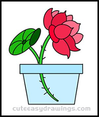 Lotus Drawing Tutorial Easy Step by Step for Kids