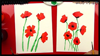 How To Paint Poppies For Kids