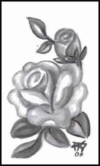 How to Draw Roses Easily