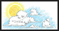 How to Draw Cartoon Clouds Step by Step