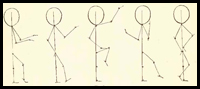 How to Draw Children in Motion and in Action by Means of Single Lines