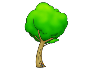 Drawing a Cartoon Tree that Anyone Can Draw