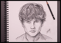 How to Draw Faces | Tyler Galpin | Wednesday