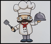 How to Draw a Chef