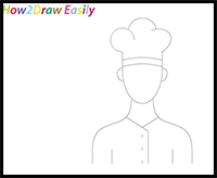 How to Draw a Chef Easy Drawing