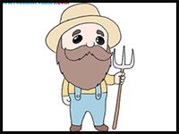 How to Draw a Farmer