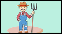 How to Draw a Farmer