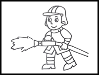 How to Draw a Fireman