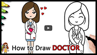 How to Draw Cute Doctor Easy Step by Step