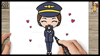 How to Draw a Cute Girl Pilot