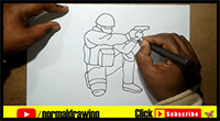 How to Draw Army Soldiers Easy