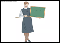 How to Draw a Teacher