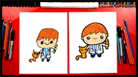 How to Draw a Veterinarian