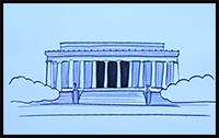 How to Draw Lincoln Memorial