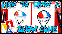 How To Draw A Snow Cone