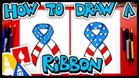 How To Draw An Armed Forces Ribbon