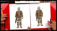 How To Draw A Soldier