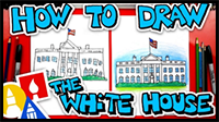 How To Draw The White House