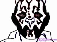 How

    To Draw The Head of Darth Maul