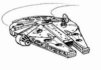 Drawing the

    Millennium Falcon