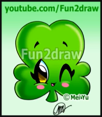Kawaii - How to Draw Kawaii Stuff - St Patricks Day Irish Clover
