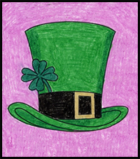 How to Draw a Leprechaun Hat
