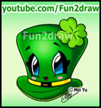 How to Draw Easy Things - St Patricks Day Clover Hat