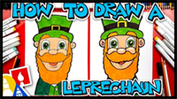 How To Draw A Big Leprechaun Face