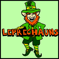 Drawing Leprechauns with Simple Illustrated Steps Tutorial