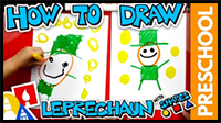 Drawing A Leprechaun Using Shapes – Preschool