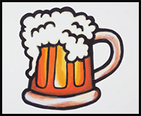 How to Draw Beer Mug | St.Patrick's Day Drawings