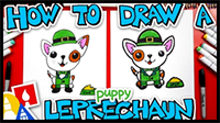 How To Draw A Leprechaun Puppy