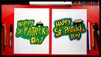 How To Draw St. Patrick’s Day Words + Spotlight