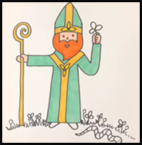 How to Draw Saint Patrick (Catholic Bishop)