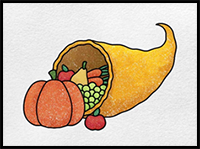 Cornucopia Drawing