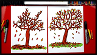 How To Draw A Fall Tree
