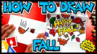 How to Draw a Fall Folding Surprise
