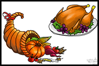 Other Thanksgiving Tutorial - Drawing Thanksgiving things