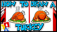 How To Draw A Cooked Turkey