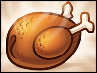 How to Draw a Thanksgiving Turkey